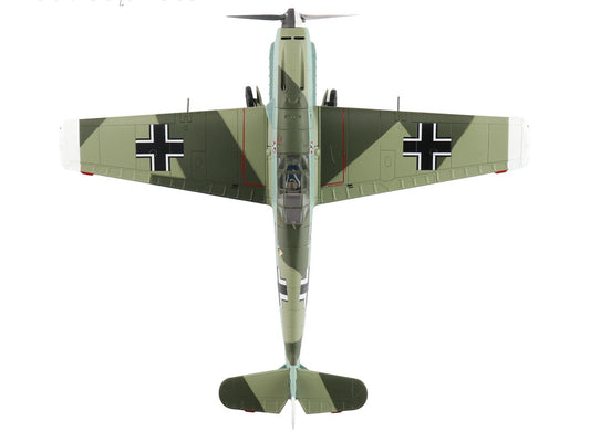 Messerschmitt BF 109E-4 Fighter Aircraft "Franz von Werra II/JG-3" (1940) German Luftwaffe "Air Power Series" 1/48 Diecast Model by Hobby Master-0
