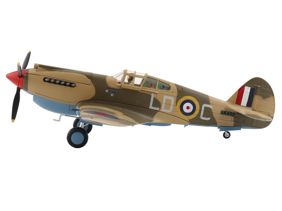 Curtiss P-40 Warhawk Tomahawk Mk IIB Aircraft "LD-C Clive Caldwell No. 250 Squadron North Africa" (1942) British Royal Air Force "Air Power Series" 1/48 Diecast Model by Hobby Master Hobby Master