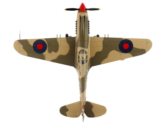 Curtiss P-40 Warhawk Tomahawk Mk IIB Aircraft "LD-C Clive Caldwell No. 250 Squadron North Africa" (1942) British Royal Air Force "Air Power Series" 1/48 Diecast Model by Hobby Master Hobby Master