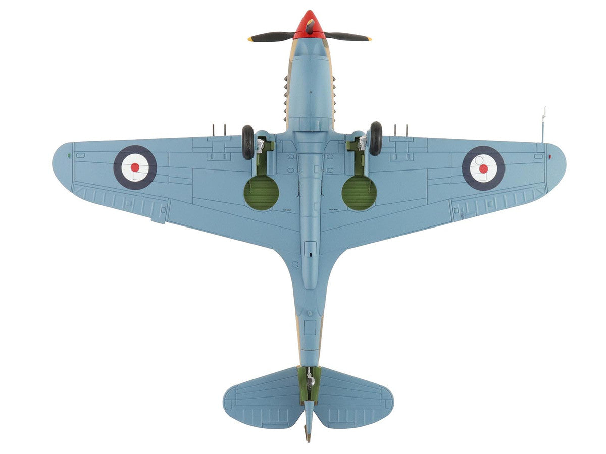 Curtiss P-40 Warhawk Tomahawk Mk IIB Aircraft "LD-C Clive Caldwell No. 250 Squadron North Africa" (1942) British Royal Air Force "Air Power Series" 1/48 Diecast Model by Hobby Master Hobby Master