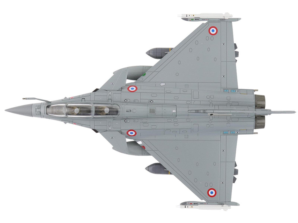 Dassault Rafale B Fighter Aircraft "113-IE/330 Libya" (2011) French Air Force "Air Power Series" 1/72 Diecast Model by Hobby Master-2