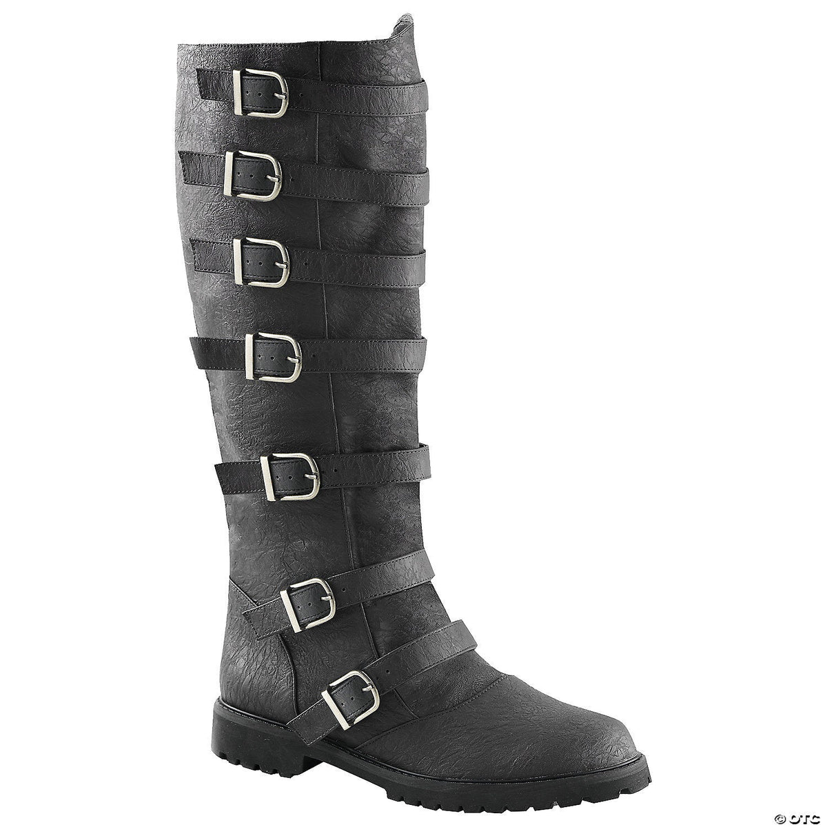 Distressed boots-black sz 8-9 W2B