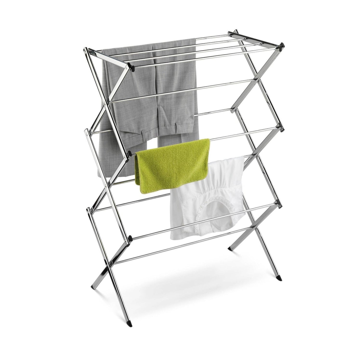 Commercial Clothes Drying Rack Laundry Dryer in Chrome FastFurnishings