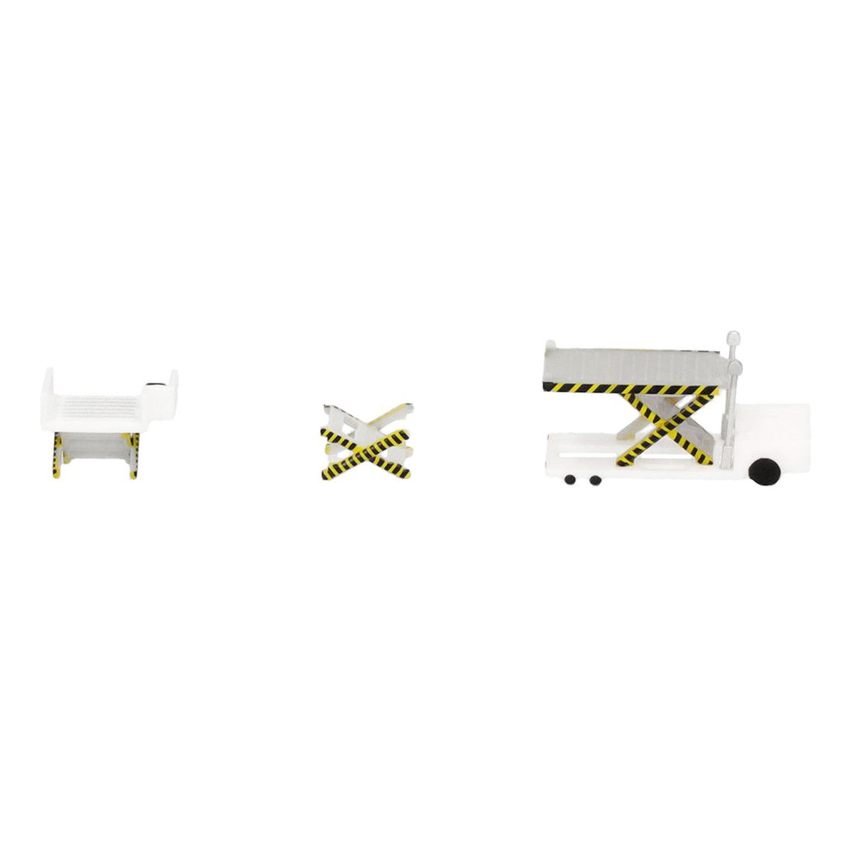 Container Loader 2 Vehicle Set White 1/500 Diecast Model by Herpa GeminiJets
