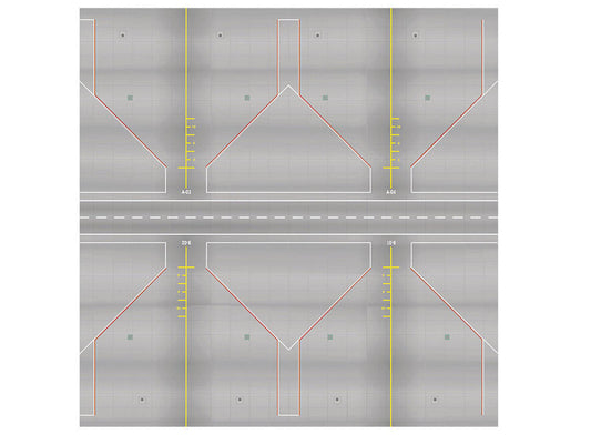 Airport Apron/Tower Cardboard Ground Plates for 1/200 Scale Models by Herpa Herpa