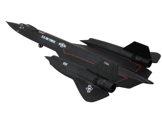 Lockheed SR-71B Blackbird Stealth Aircraft "9th Strategic Reconnaissance Wing Beale Air Base Gumby" United States Air Force 1/200 Diecast Model Airplane by Herpa Herpa