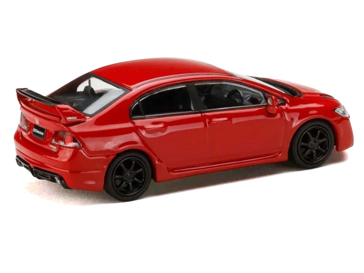 Honda Civic Mugen RR (FD2) RHD (Right Hand Drive) Milano Red "JDM64" Series 1/64 Diecast Model Car by Hobby Japan Hobby Japan