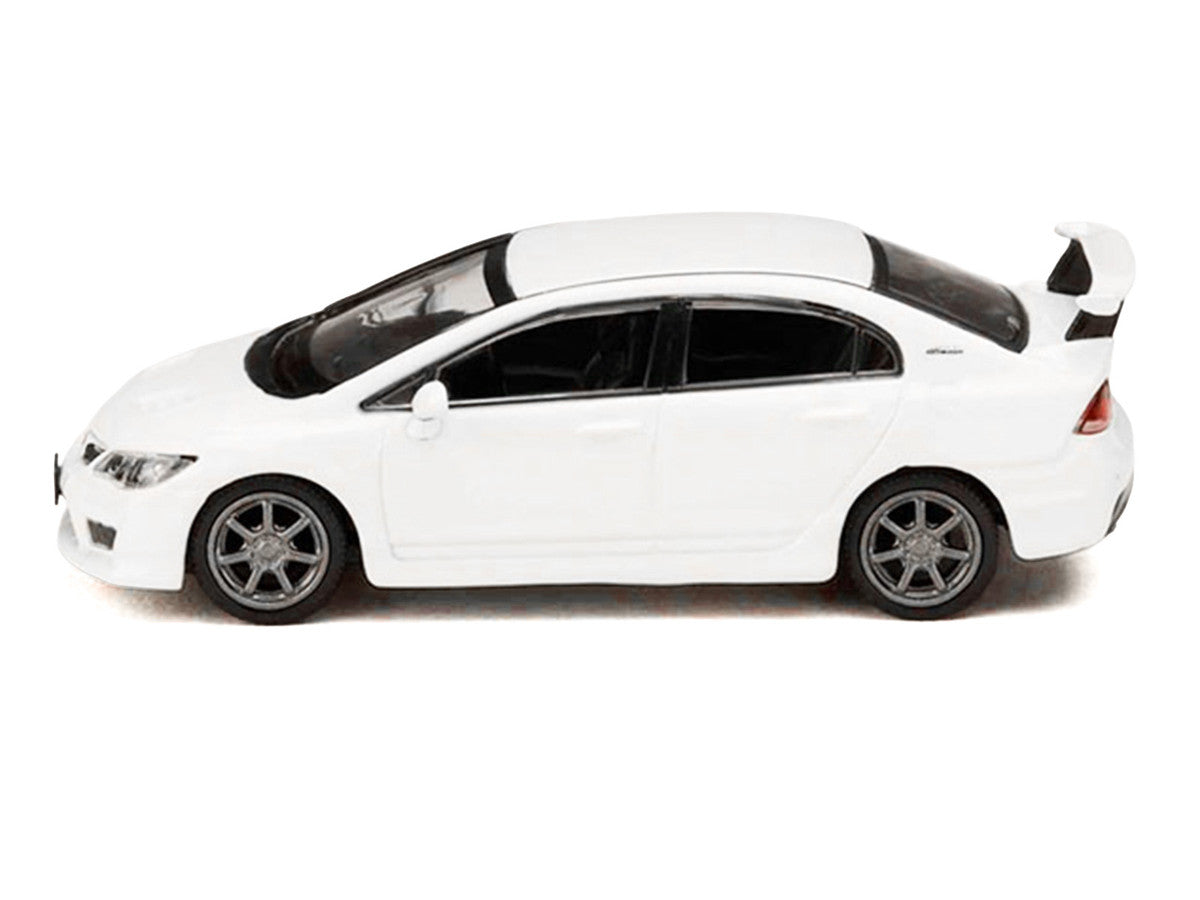Honda Mugen Civic Type R (FD2) RHD (Right Hand Drive) Championship White "JDM64" Series 1/64 Diecast Model Car by Hobby Japan Hobby Japan