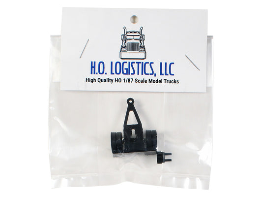 Trailer Dolly Black Kit 1/87 (HO) Plastic Model Car by HO Logistics-0