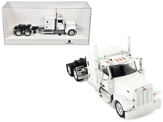 Peterbilt 589 Truck with 72 Inch Sleeper White 1/87 (HO) Plastic Model Car by HO Logistics
