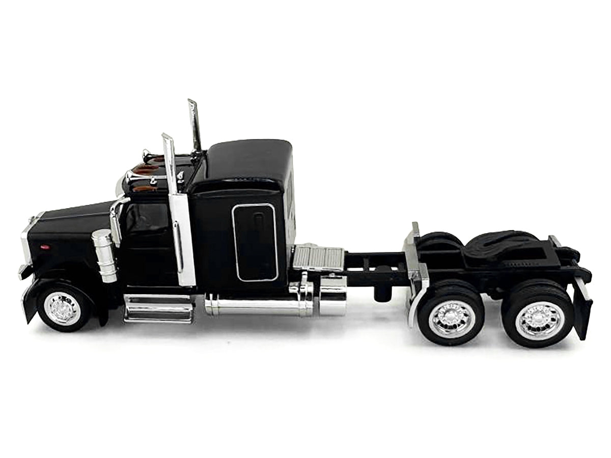 Peterbilt 589 Truck with 72 Inch Sleeper Black 1/87 (HO) Plastic Model Car by HO Logistics