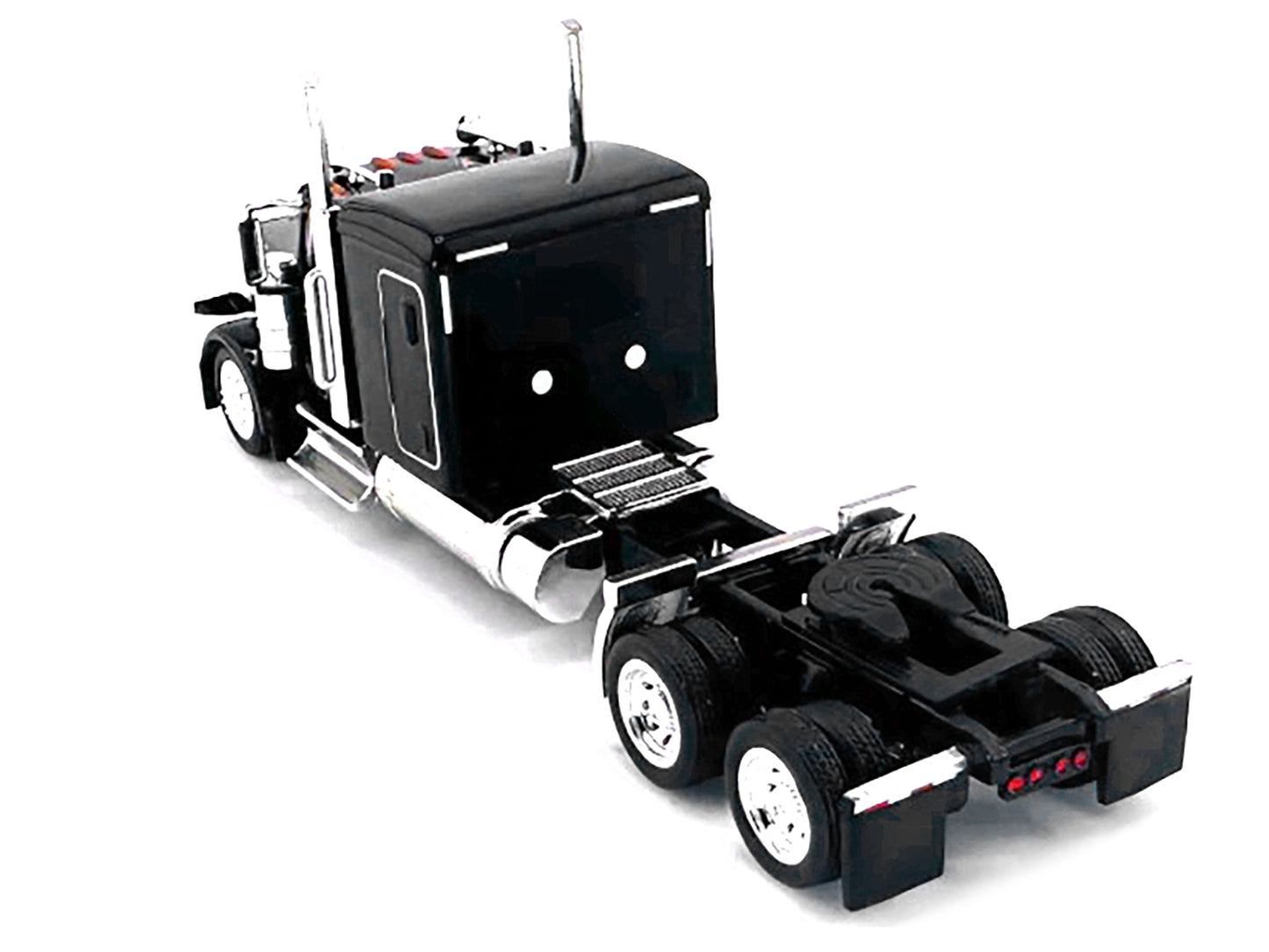 Peterbilt 589 Truck with 72 Inch Sleeper Black 1/87 (HO) Plastic Model Car by HO Logistics