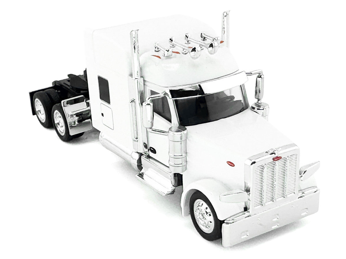 Kenworth W990 with Stand Up Sleeper Cab White 1/87 (HO) Plastic Model Car by HO Logistics-2