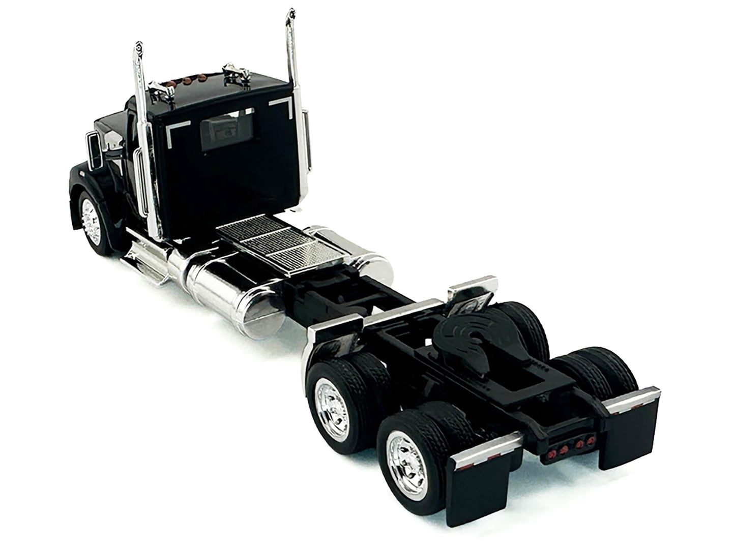 Kenworth W990 2-Axel Day Cab Black 1/87 (HO) Plastic Model Car by HO Logistics