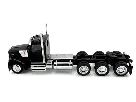 Kenworth W990 3-Axel Day Cab Black 1/87 (HO) Plastic Model Car by HO Logistics-0