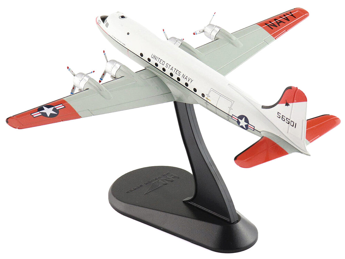 Douglas C-54Q Skymaster Transport Aircraft "US Navy Test Pilot School" (1973) United States Navy "Airliner Series" 1/200 Diecast Model by Hobby Master-3
