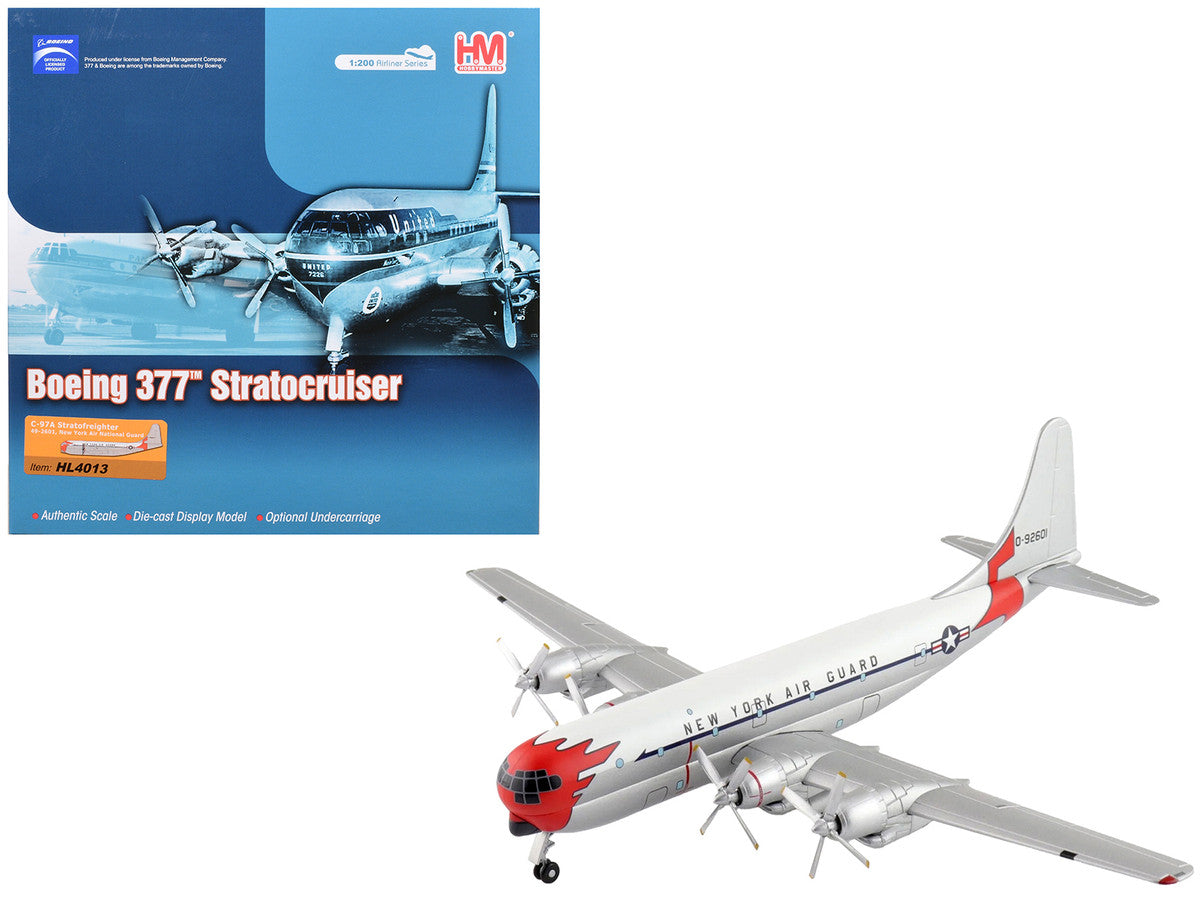 Boeing 377 C-97A Stratofreighter Transport Aircraft "49-2601 New York Air National Guard" United States Air Force "Airliner Series" 1/200 Diecast Model by Hobby Master Hobby Master