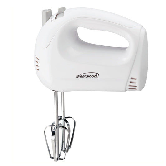 Brentwood 5-Speed Hand Mixer in White W2B