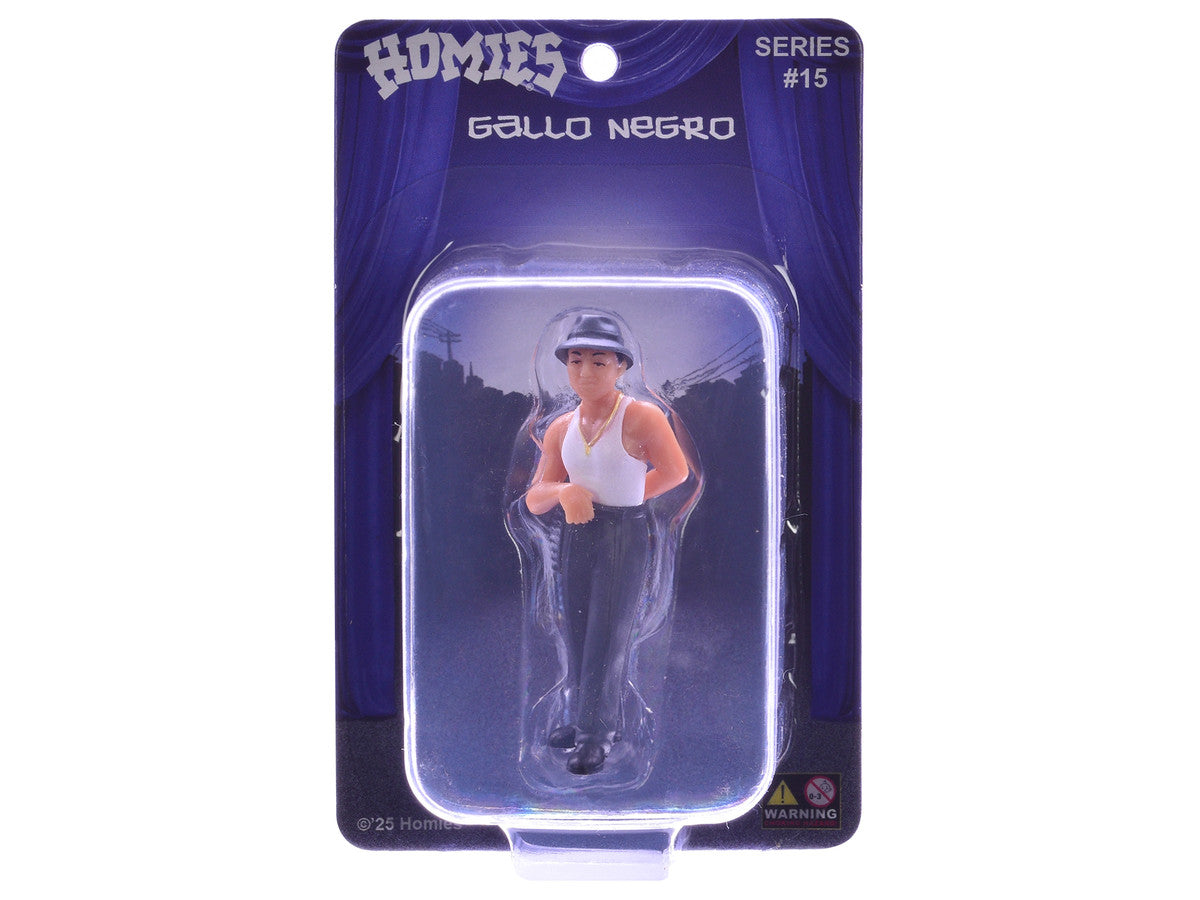Gallo Negro 1.75" Figure "Special Release" #1 Series 15 Model by Homies Homies