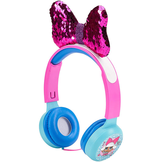 L.O.L. Surprise! Kid-Safe Diva Headphones in Pink
