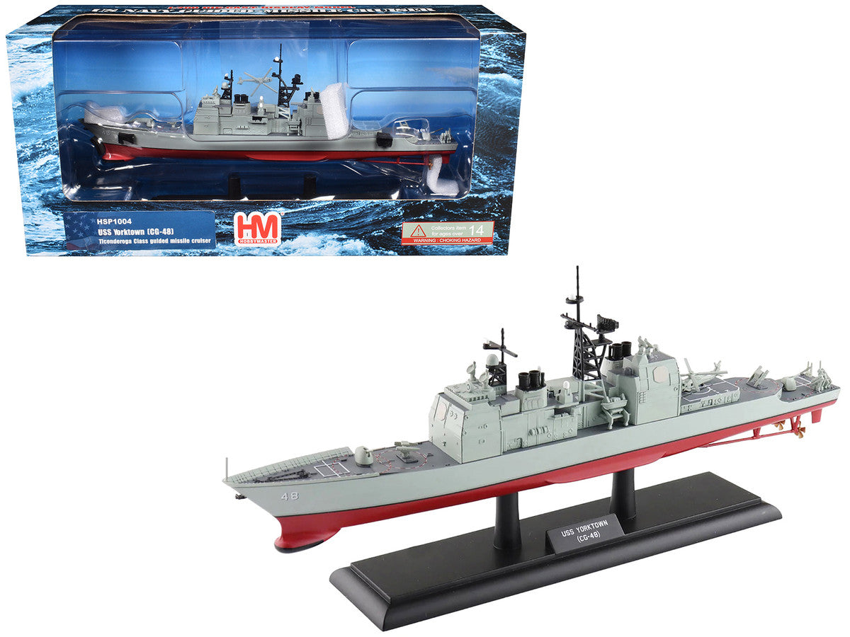 USS Yorktown (CG-48) Ticonderoga Class Guided Missile Cruiser "US Navy" 1/700 Diecast Model by Hobby Master-4