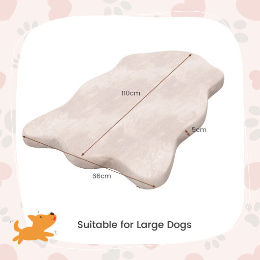 Orthopedic Dog Bed with Memory Foam Support for Large Dogs-Gray
