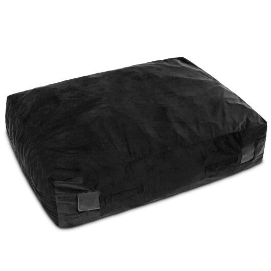 47 x 35.5 Inch Crash Pad Sensory Mat with Foam Blocks and Washable Cover-Blue W2B