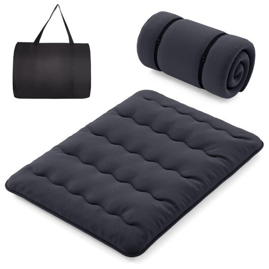 Futon Mattress with Washable Cover and Foldable Mat-Full Size W2B