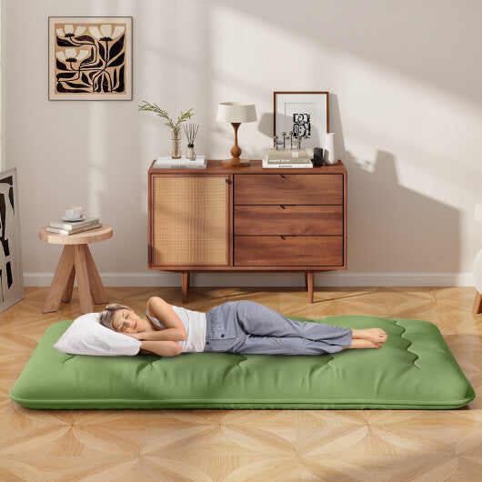 Floor Mattress with Washable Cover and Carry Bag-Full Size W2B
