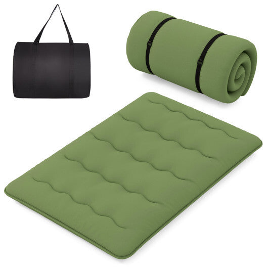 Floor Mattress with Washable Cover and Carry Bag-Full Size W2B