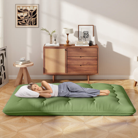 Floor Mattress with Washable Cover and Carry Bag-Full Size W2B