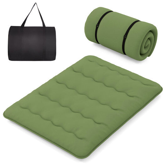 Floor Mattress with Washable Cover and Carry Bag-Full Size W2B