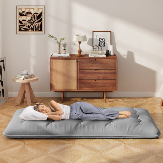 Futon Mattress with Washable Cover and Carry Bag-Full Size W2B