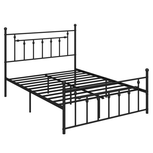 Full/Queen/Twin Size Heavy-duty Metal Bed Frame with Headboard-Twin Size W2B