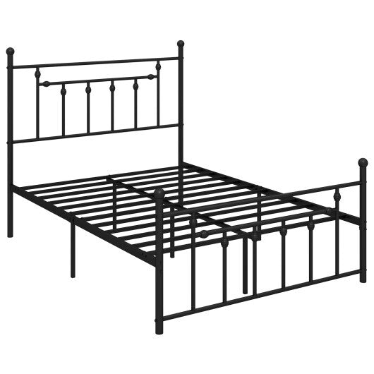 Full/Queen/Twin Size Heavy-duty Metal Bed Frame with Headboard-Twin Size W2B