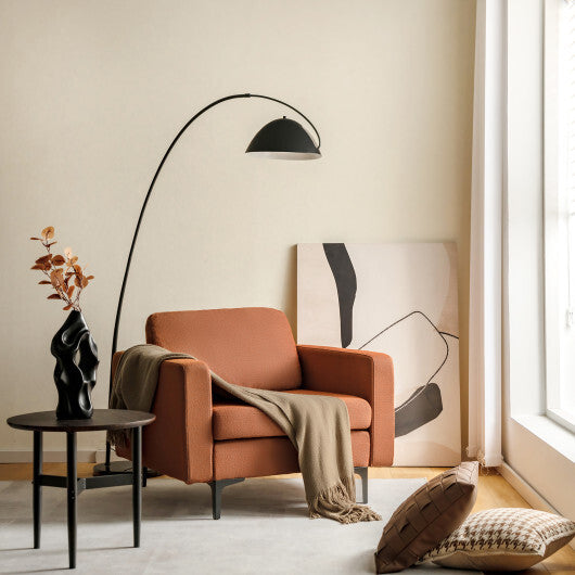 1/2/3/4-Seat Convertible Sectional Sofa with Reversible Ottoman-3-Seat