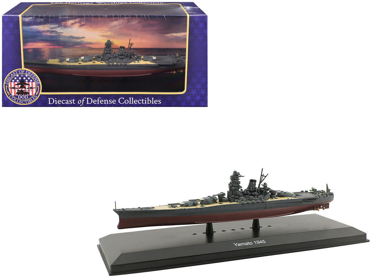 Yamato Battleship "Imperial Japanese Navy" (1945) 1/1100 Diecast Model by Diecast of Defense-2