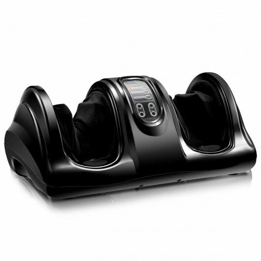 Therapeutic Shiatsu Foot Massager with High Intensity Rollers-Black - Color: Black W2B