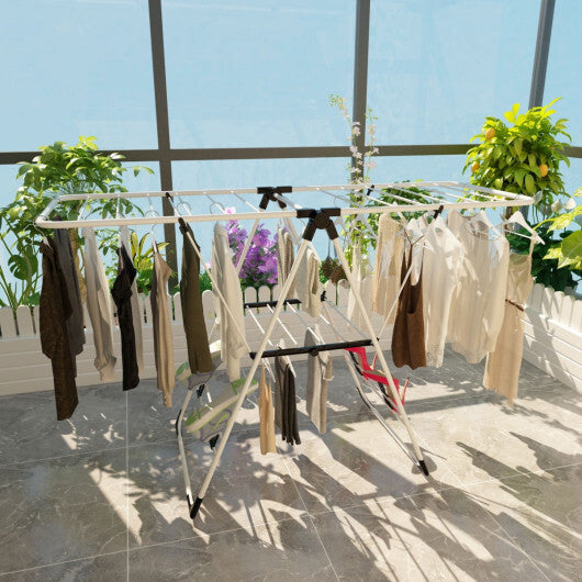 Portable Laundry Clothes Storage Drying Rack W2B