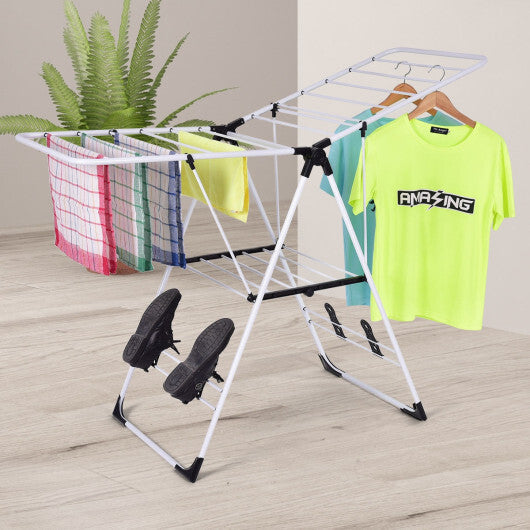 Portable Laundry Clothes Storage Drying Rack W2B
