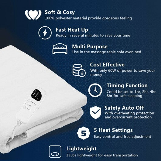 Digital Auto Overheat Protection Massage Table Warmer W2B