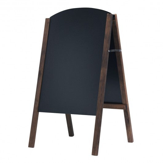 31.5 Inch Wood A-Frame Sidewalk Signage Chalkboard W2B