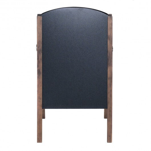 31.5 Inch Wood A-Frame Sidewalk Signage Chalkboard W2B