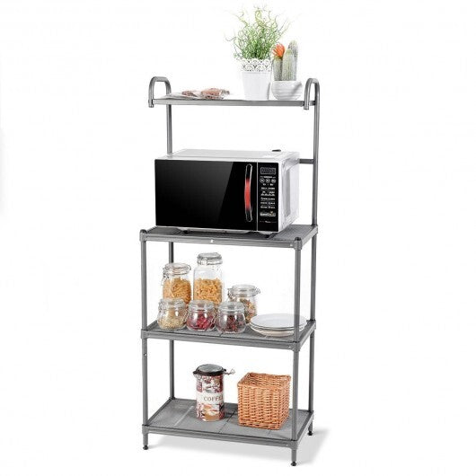 4-Tier Baker's Rack Stand Shelves Kitchen Storage Rack Organizer W2B