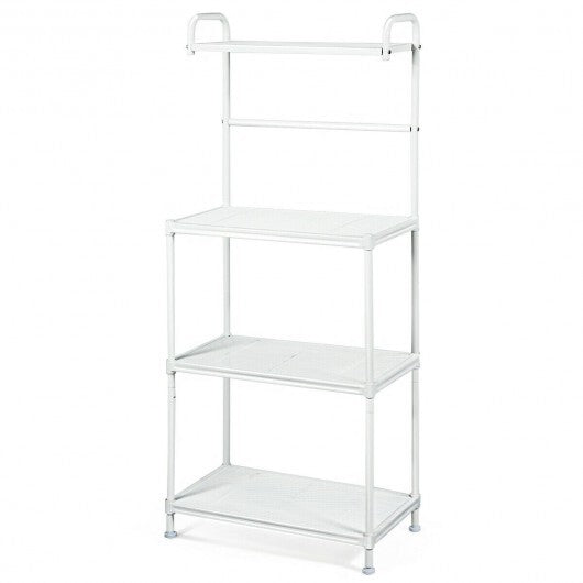 4-Tier Baker's Rack Stand Shelves Kitchen Storage Rack Organizer W2B