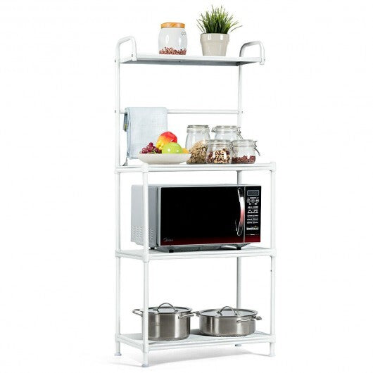 4-Tier Baker's Rack Stand Shelves Kitchen Storage Rack Organizer W2B