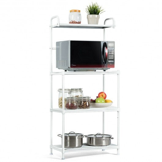 4-Tier Baker's Rack Stand Shelves Kitchen Storage Rack Organizer W2B