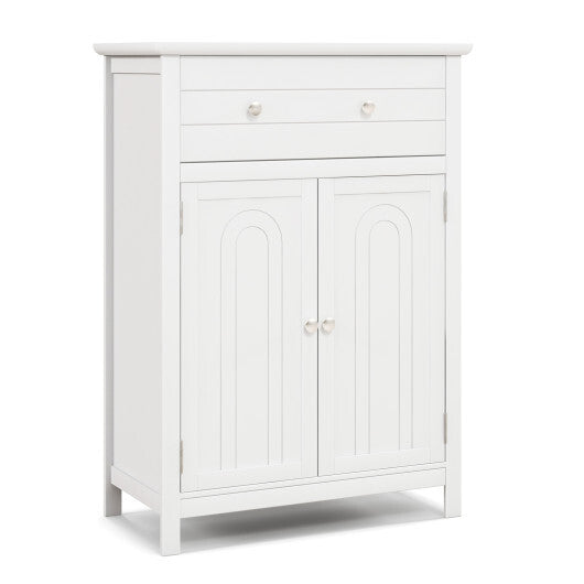 Free Standing Bathroom Storage Cabinet with Large Drawer W2B