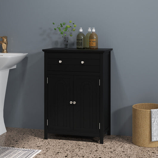 Free Standing Bathroom Storage Cabinet with Large Drawer W2B