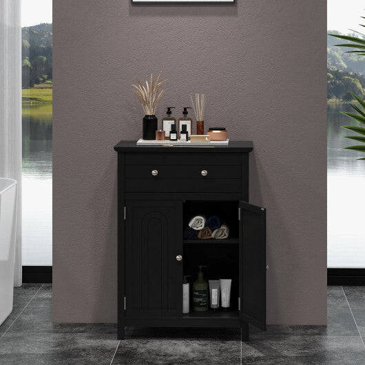 Free Standing Bathroom Storage Cabinet with Large Drawer W2B